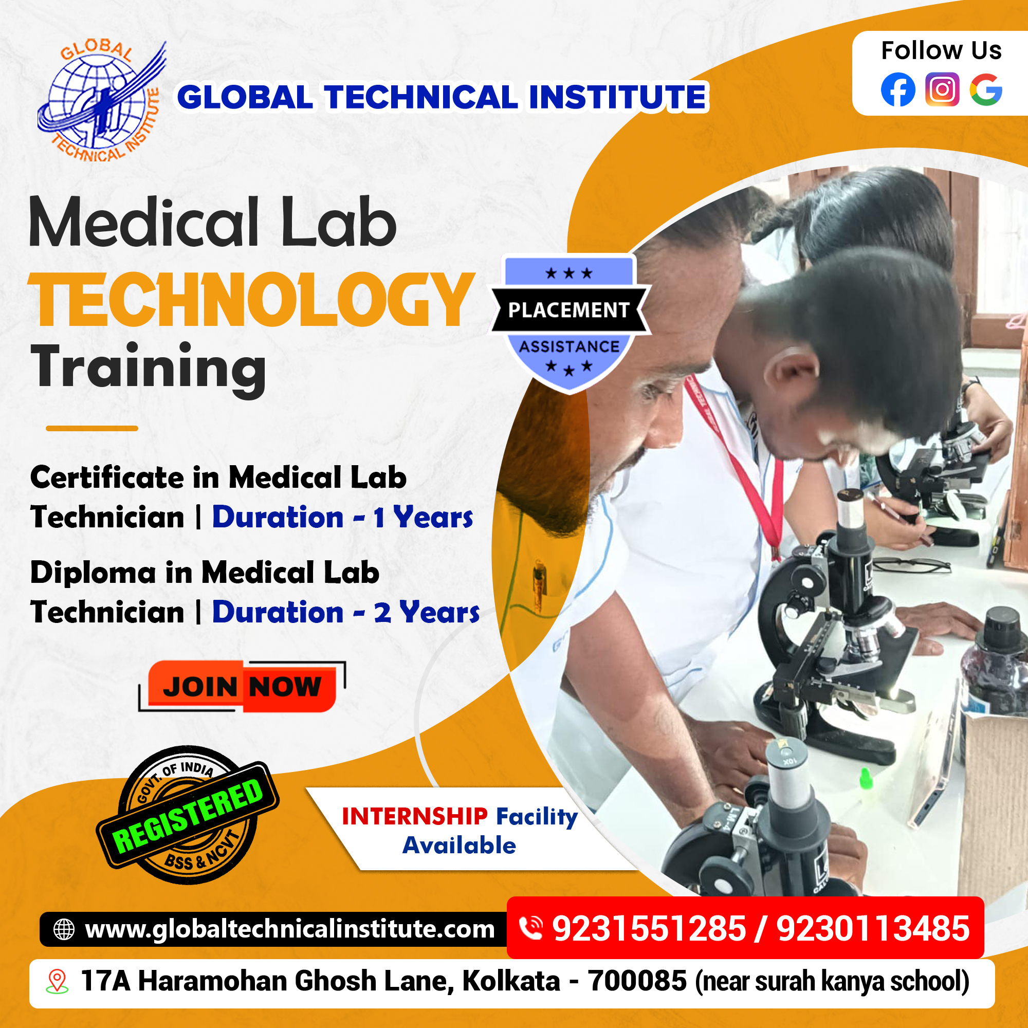 How Lab Technician Training Centres in Kolkata Help Students Secure High-Quality Jobs?