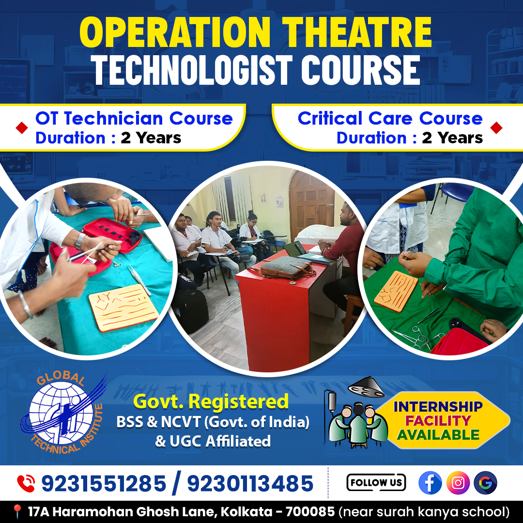 Placement Opportunities After OT Technician Training in Kolkata