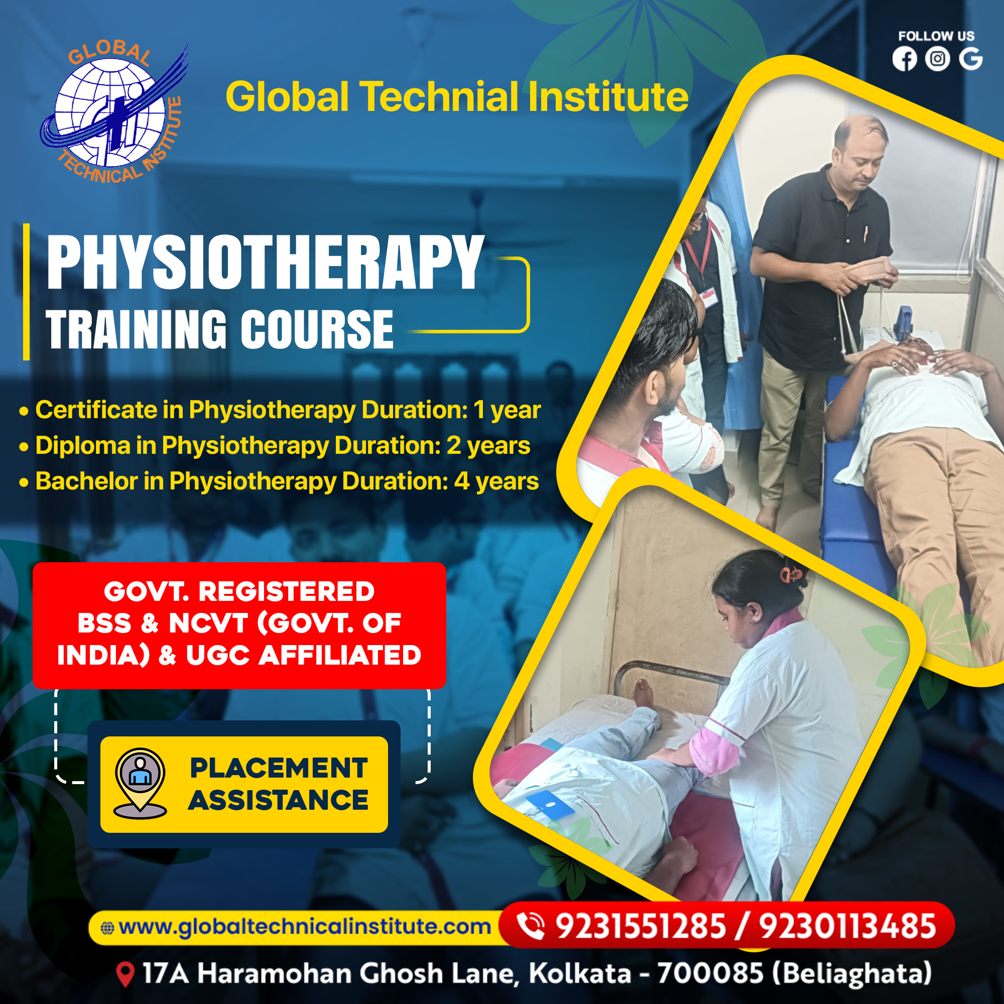 How Physiotherapy Courses in Kolkata Open Doors to Healthcare Jobs?