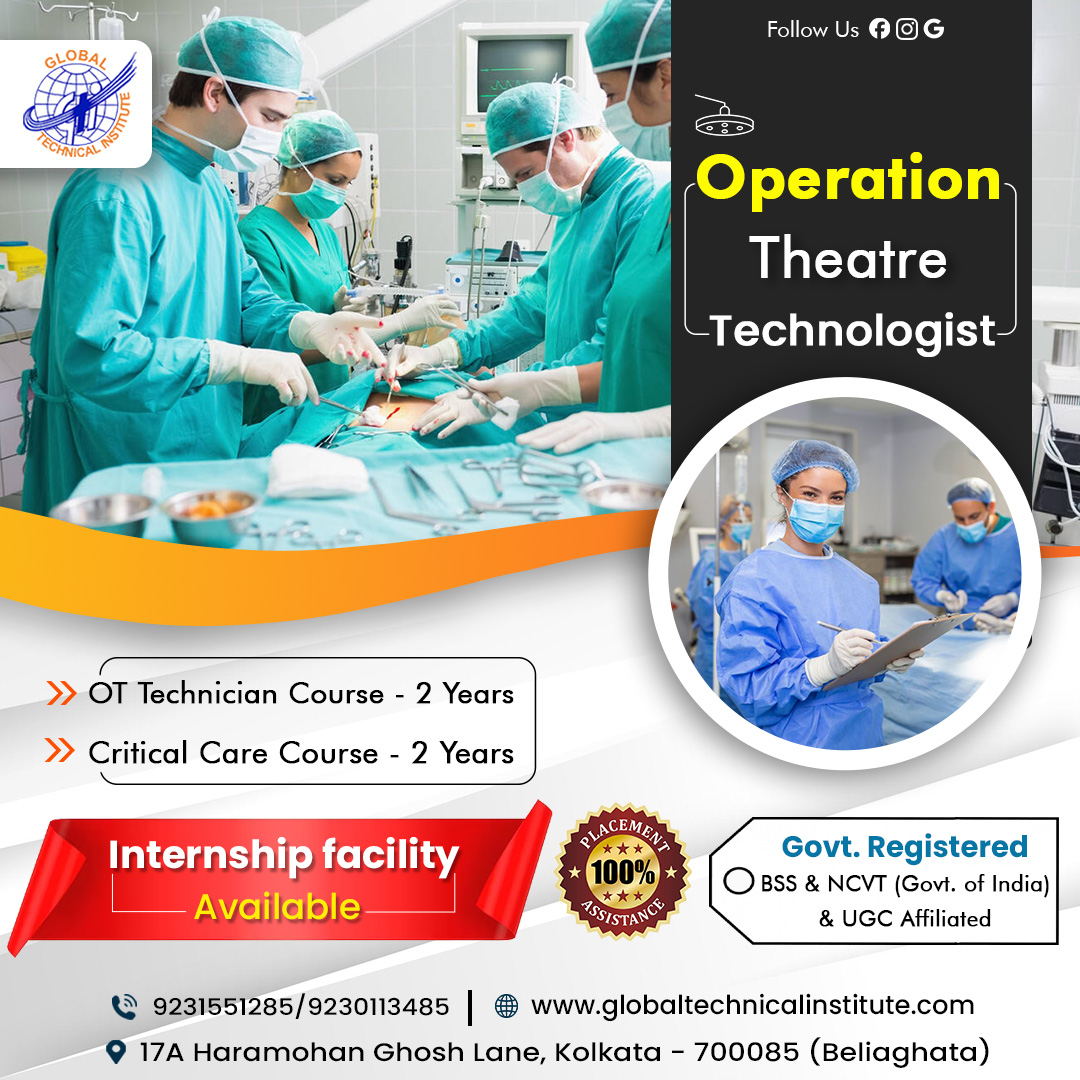 Eligibility Criteria & Admission Process for OT Technician Courses in Kolkata